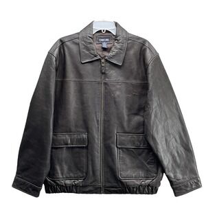 Cherokee Brown Leather Jacket